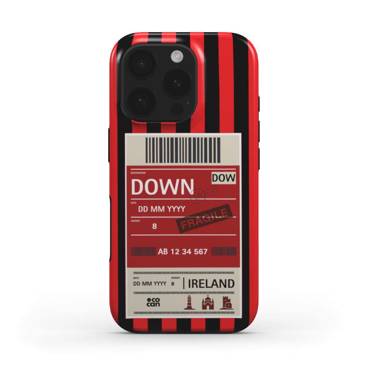 Down Irish Tough iPhone Case – MagSafe Compatible