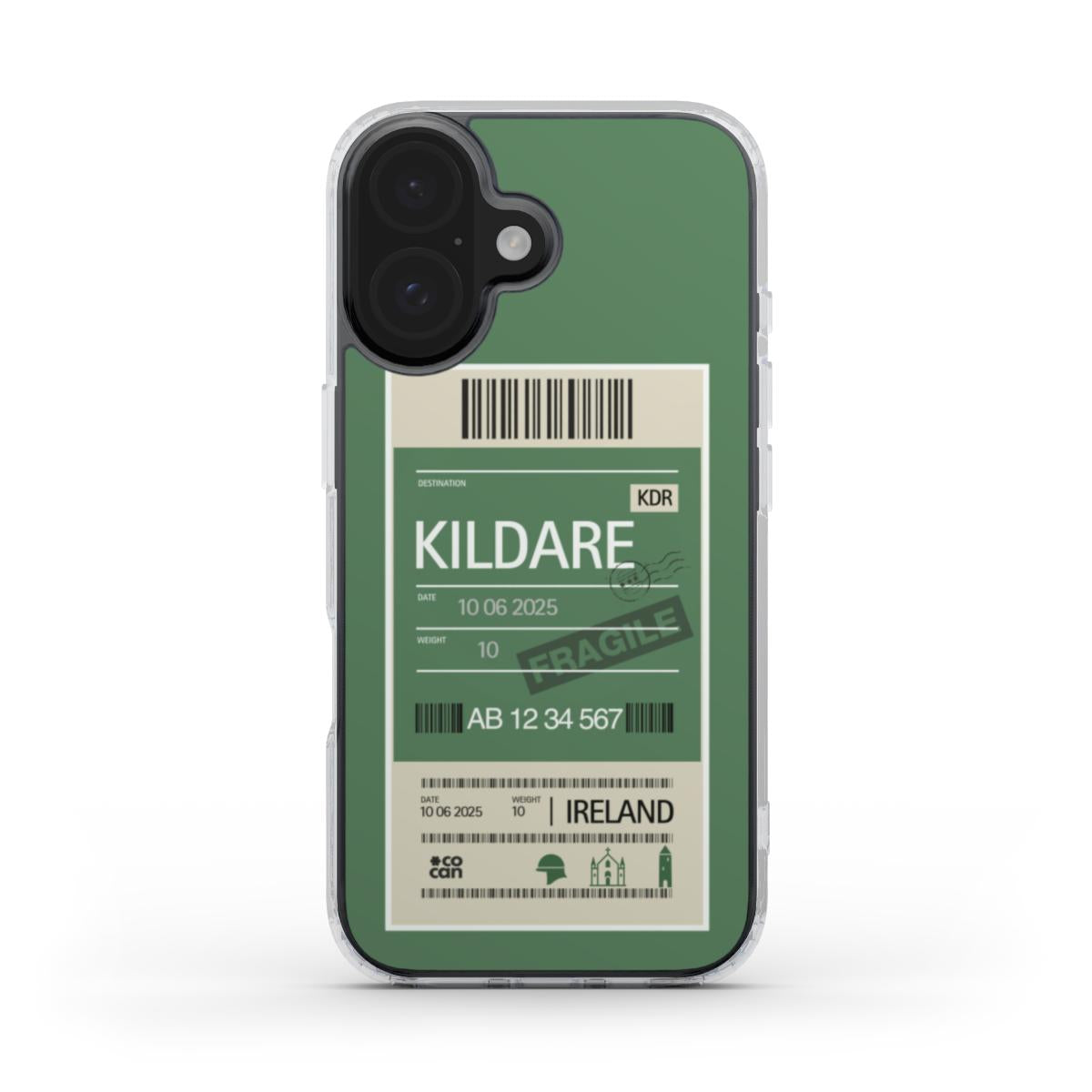 KDR Kildare frosted clear MagSafe iPhone case by COCAN