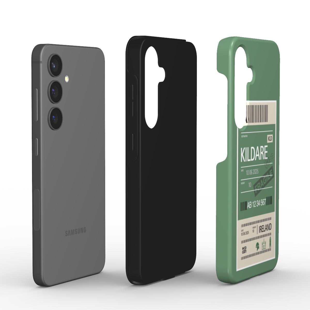 Kildare thoroughbred Samsung case with raised bezel protection extended